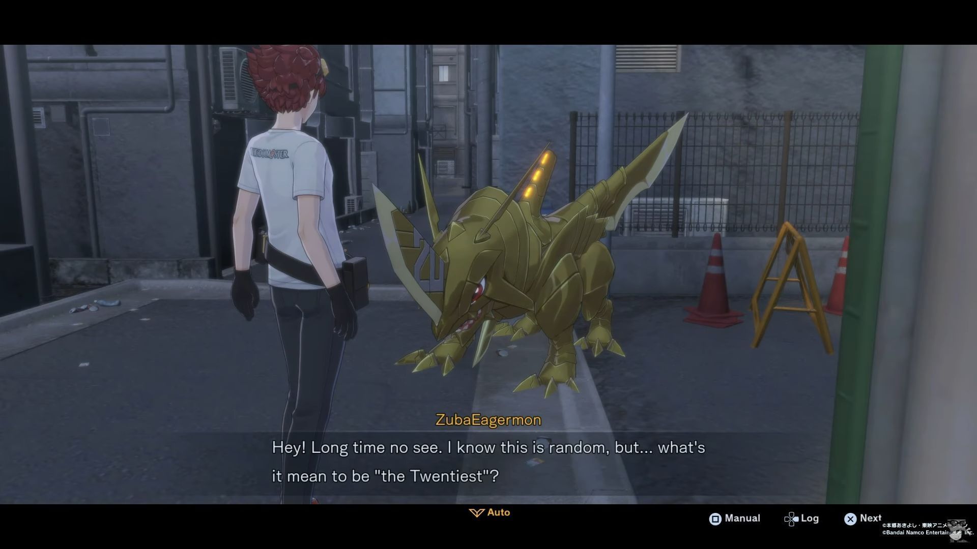 Talk to ZubaEagermon (Image via Bandai Namco || YouTube/@MrNazreenn)