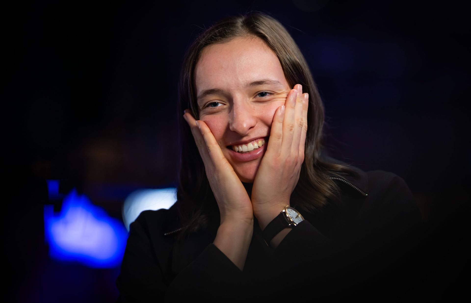 Iga Swiatek at the WTA Finals 2024 - Media Day - Source: Getty