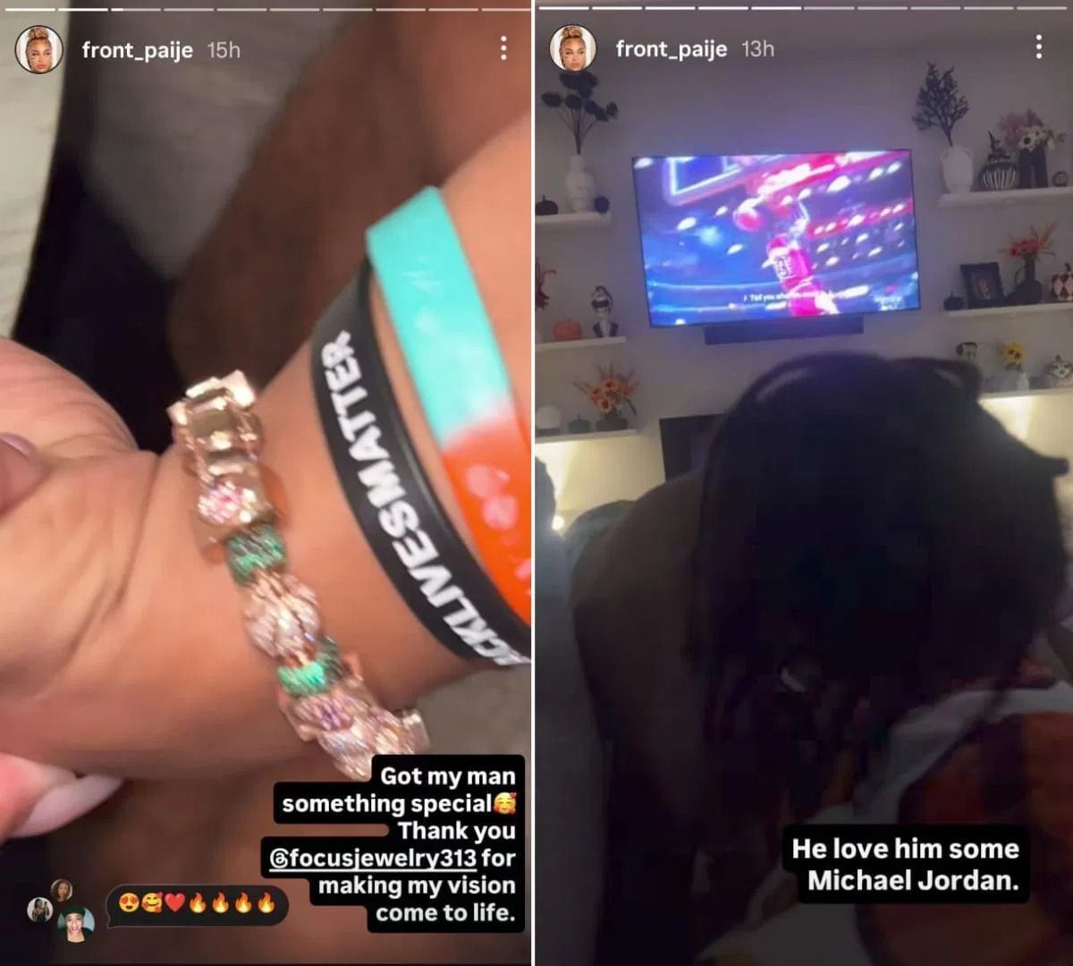Speights' Instagram story