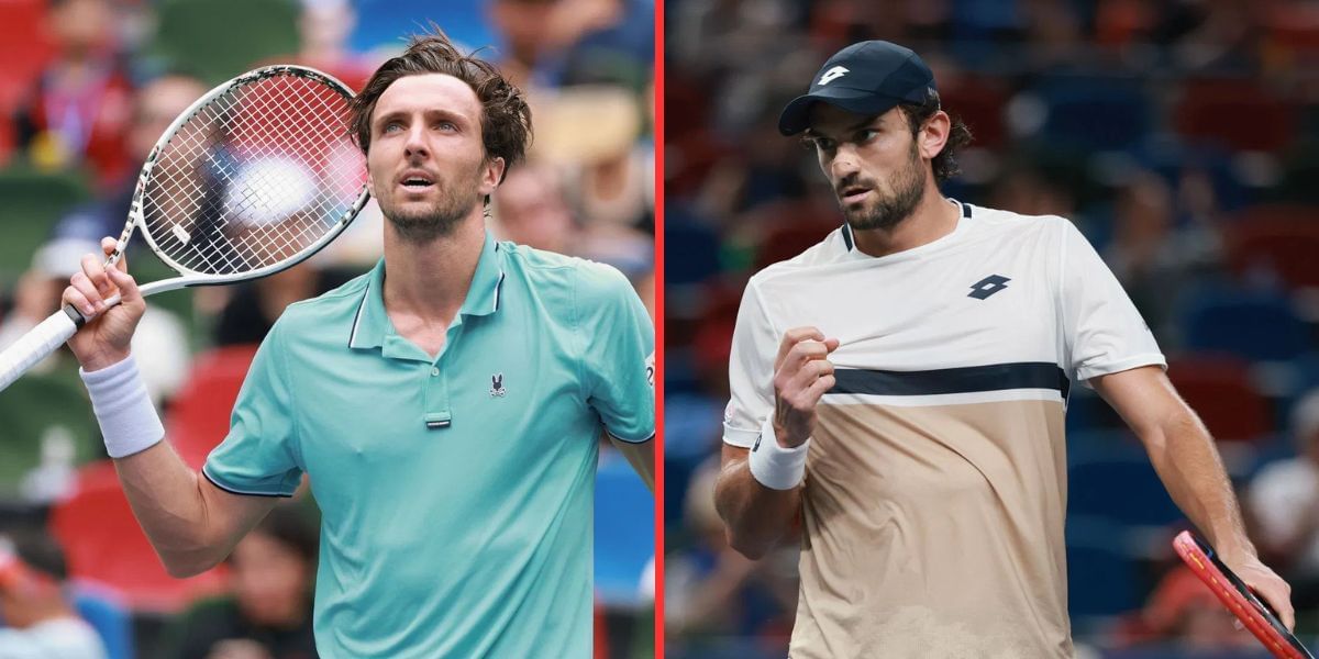 Arthur Rinderknech (left), Valentin Vacherot (right), Sources: Getty