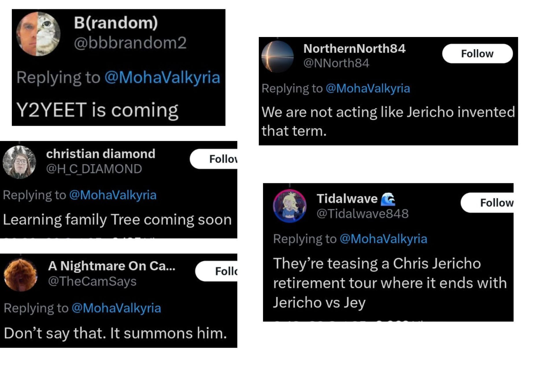 X fans reacting to the learning tree reference