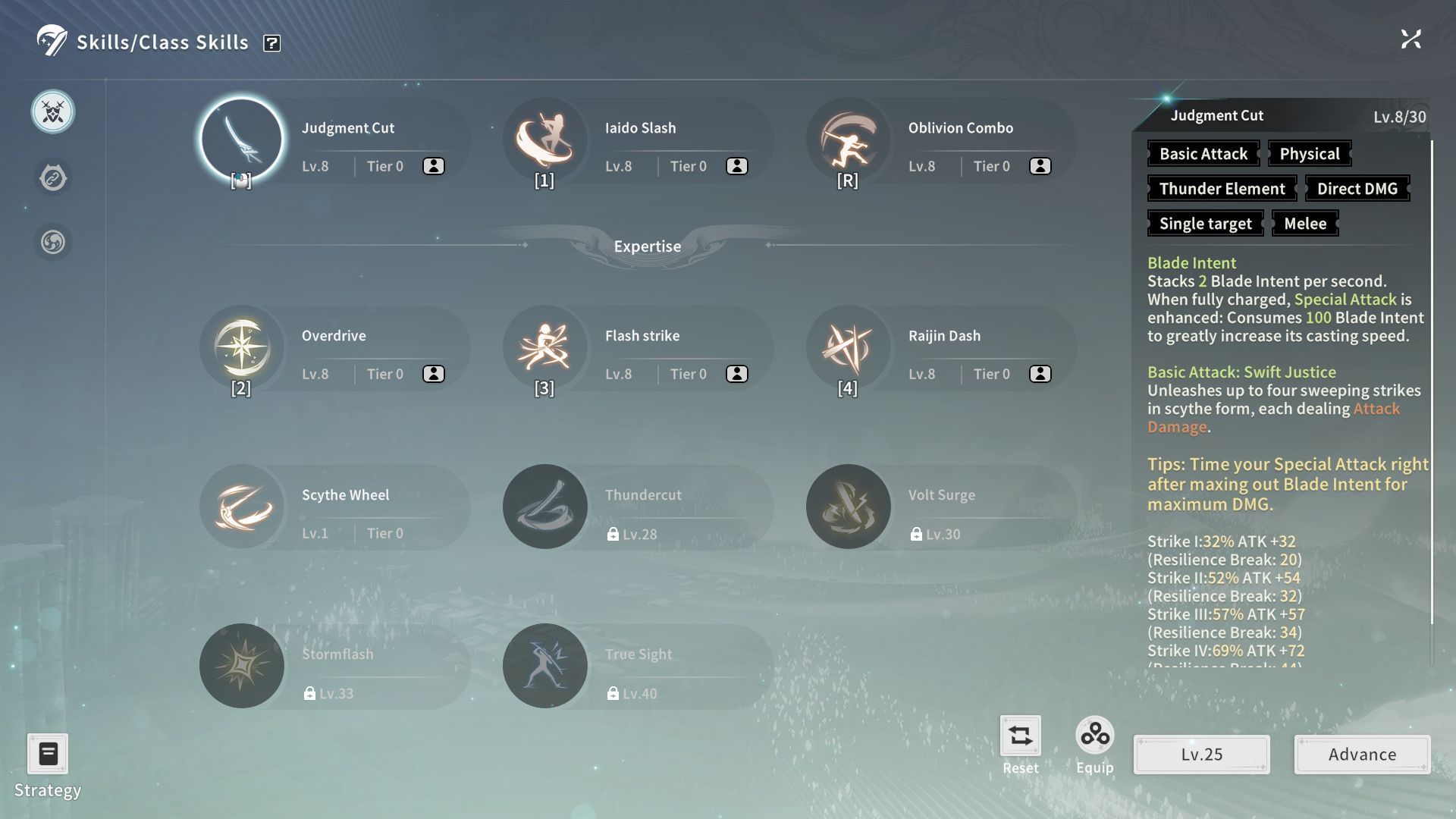 Active skills in Blue Protocol: Star Resonance (Image via A Plus) 