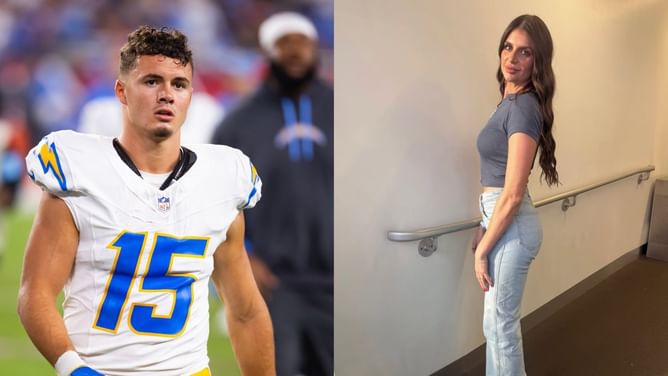 Ladd McConkey's wife Sydney drops 2-word reaction to Chargers WR’s stunning performance in LA’s 37-10 win vs Vikings