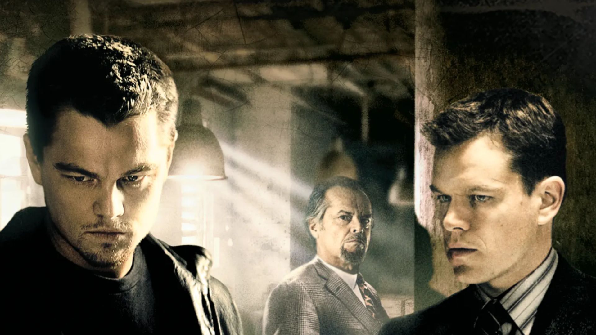 The Departed (2006), a crime thriller set in Boston (Image via Apple TV+)