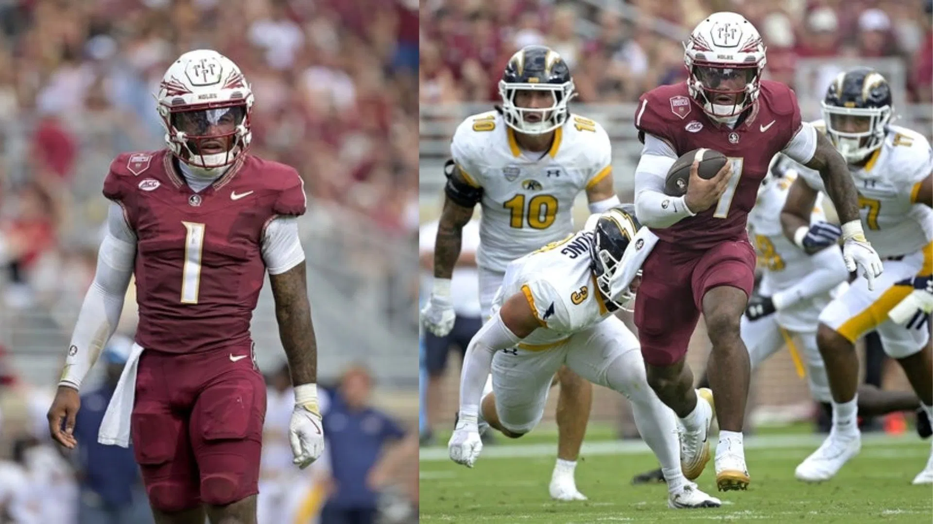 Florida State quarterback Thomas Castellanos (Image Source: IMAGN)