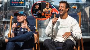 Daniel Ricciardo reacts to Max Verstappen making F1 title fight "more exciting" than the McLaren drivers