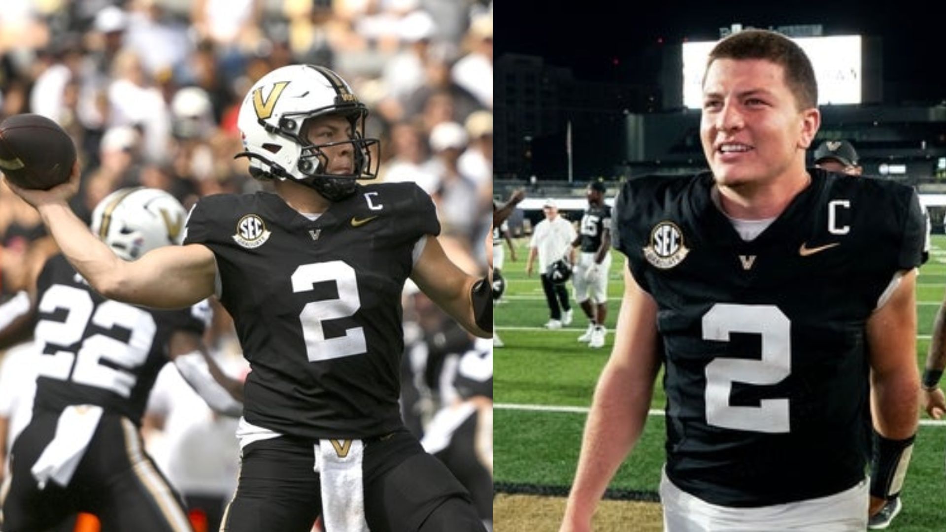 Vanderbilt quarterback Diego Pavia (Image Source: IMAGN)