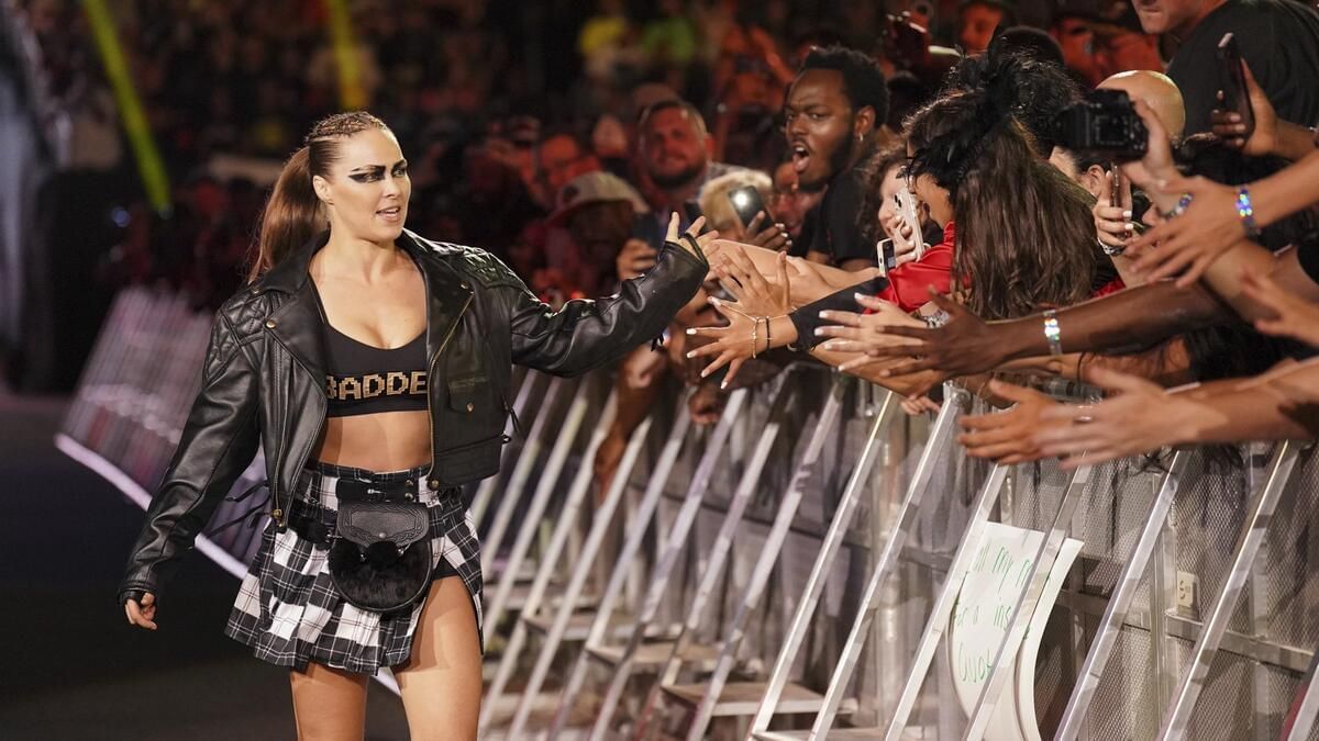 Ronda Rousey during a match in WWE [Image: WWE.com]