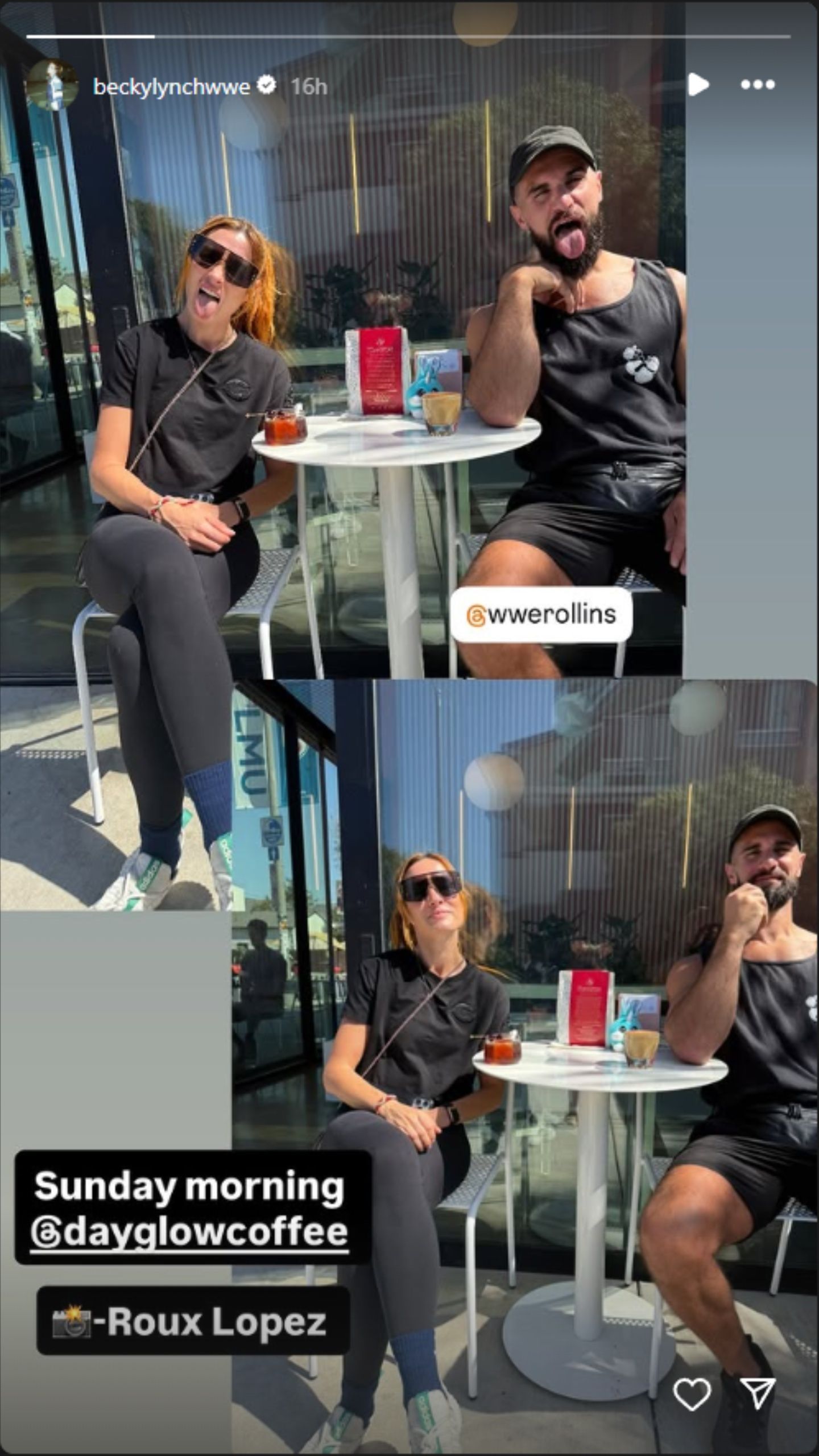 Becky Lynch shared this on her IG stories. (Photo: @beckylynchwwe on IG)