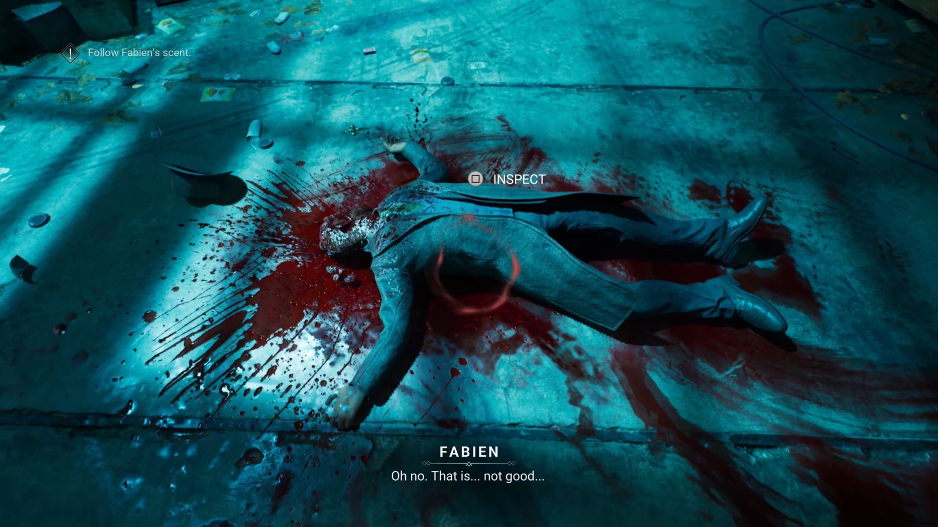 Locate Fabien&#039;s body during In Chains of Lead and Gold quest (Image via Paradox Interactive | YouTube: @Zoddronite)