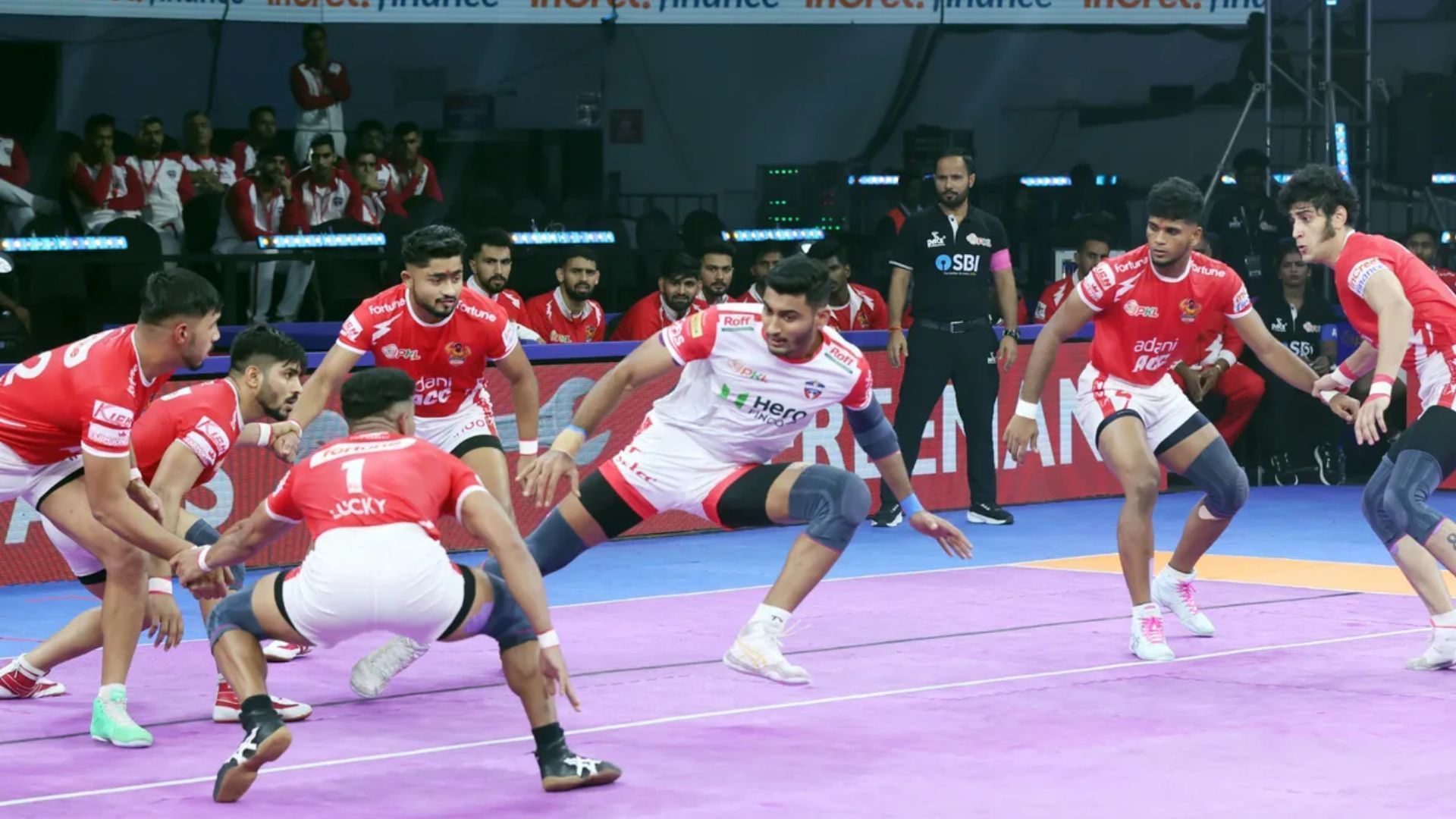 Gujarat Giants beat UP Yoddhas (Image Credits: PKL)