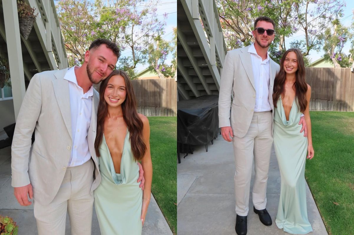 Jackson Miller with his girlfriend Sam.(samquinnnn/Instagram0