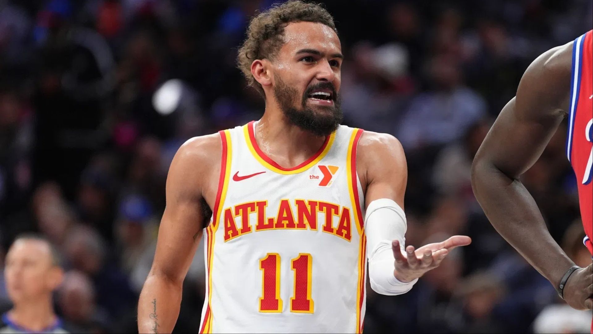Trae Young dropped a cryptic video on social media. (Photo: IMAGN)