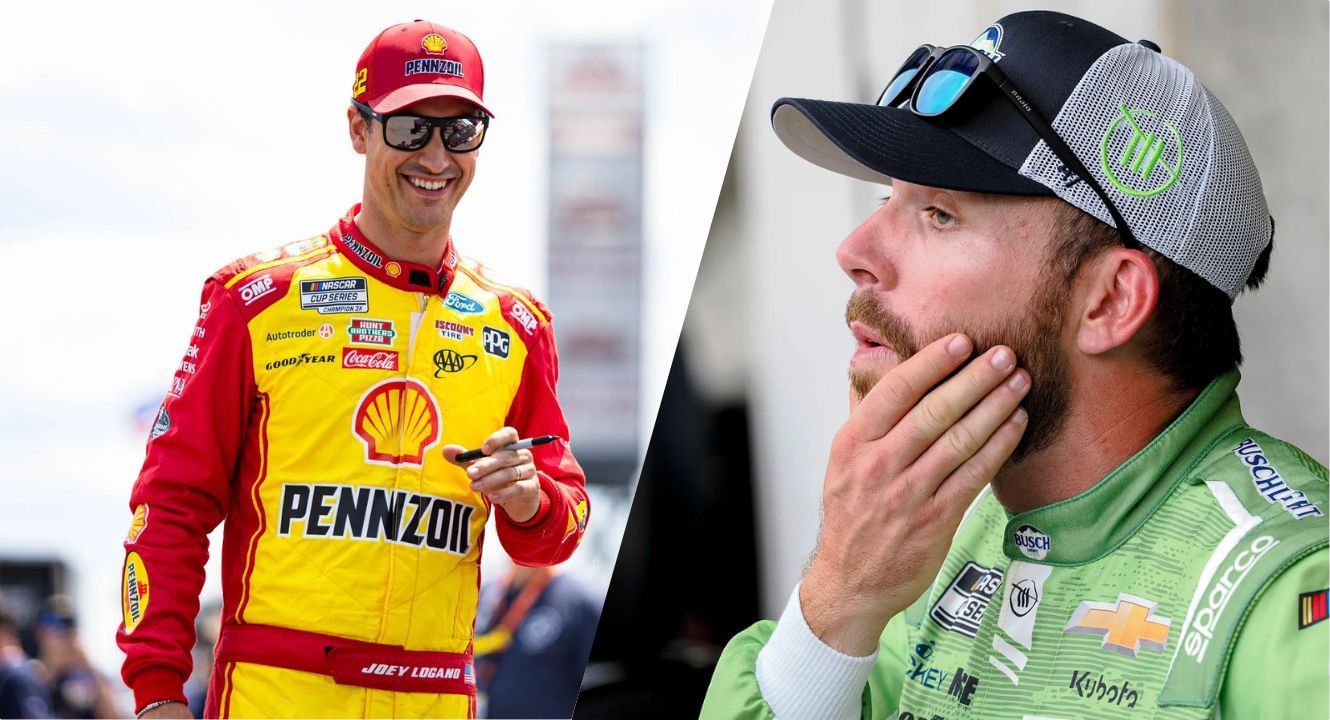 Joey Logano and Ross Chastain