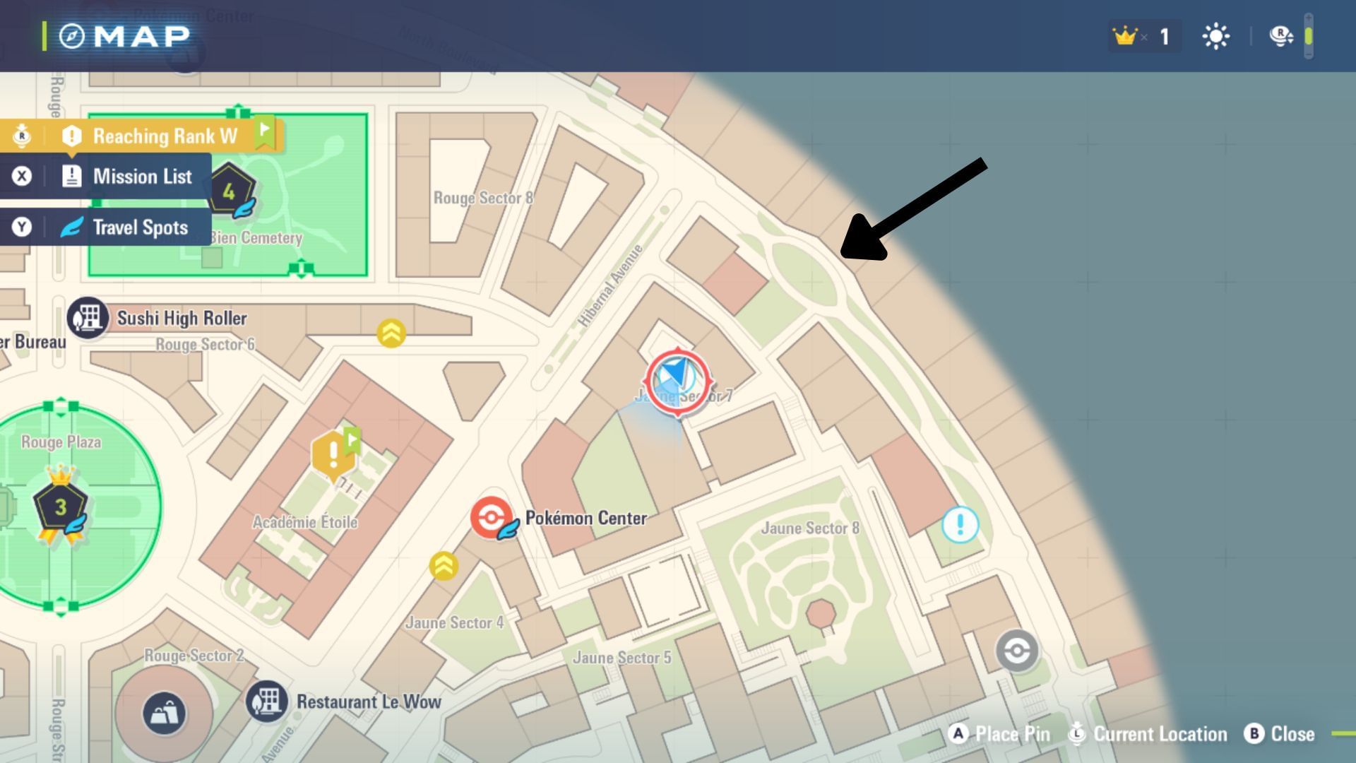 Haunter&#039;s spawn location (Image via The Pokemon Company)