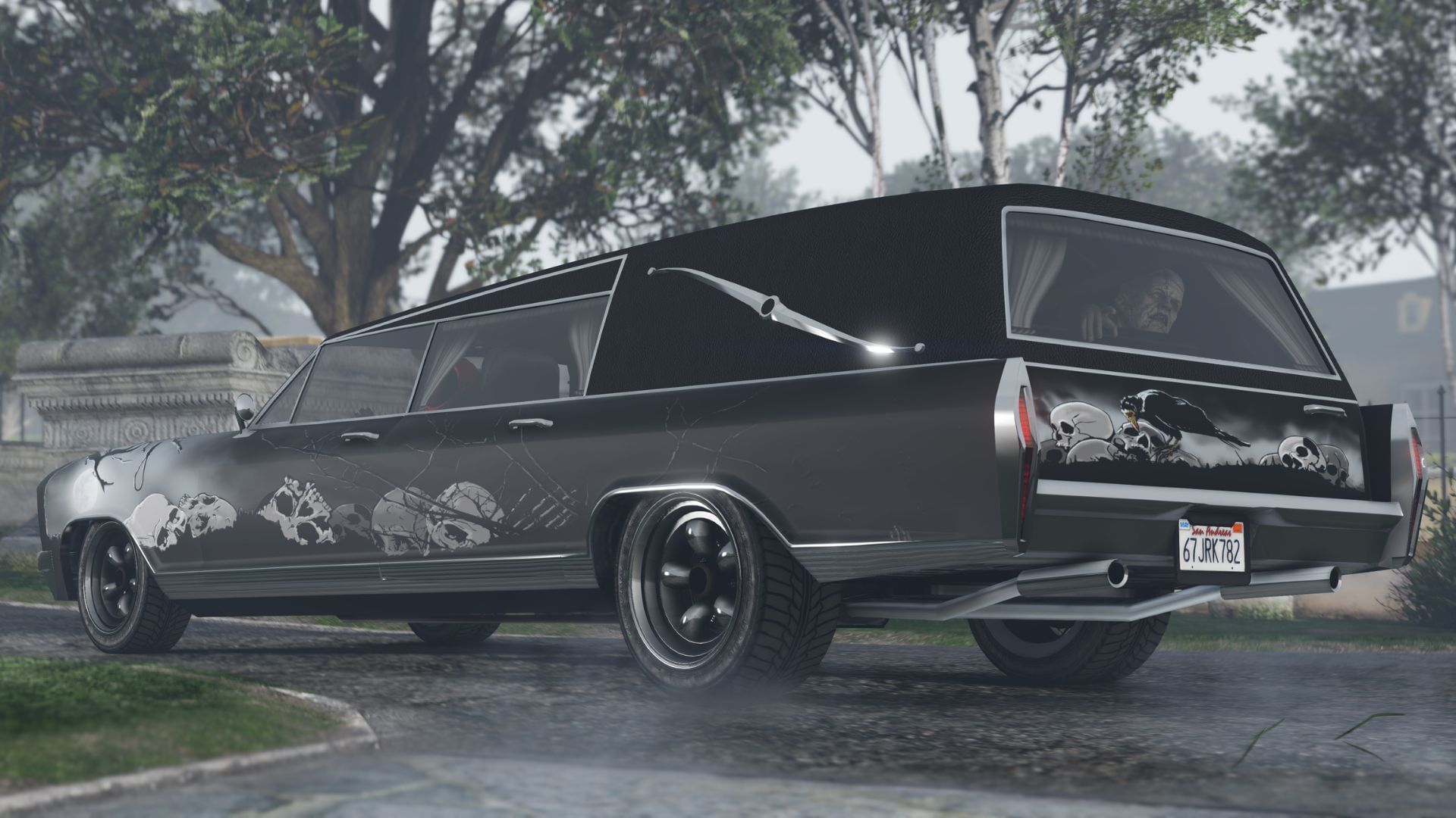 One of the Halloween-themed vehicles on discount right now (Image via Rockstar Games)