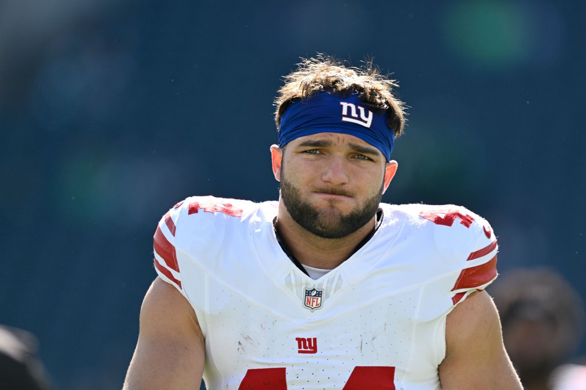 Cam Skattebo at Giants at Eagles - Source: Getty