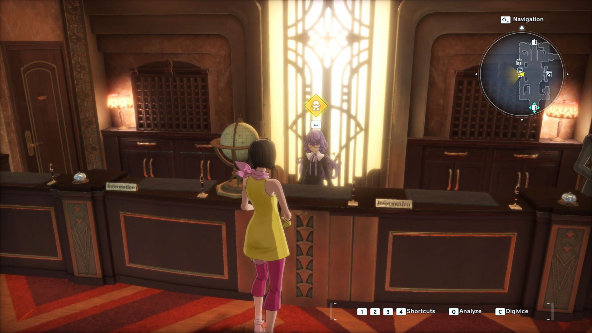 Visit the In-Between Theatre to get to the Digifarm (Image via Bandai Namco Entertainment)