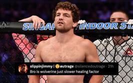 "You are an inspiration"- Fans react as recovering Ben Askren shows off slick wrestling move