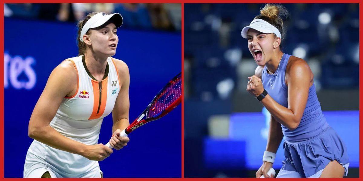 Elena Rybakina and Jaqueline Cristian  (Source: Getty)
