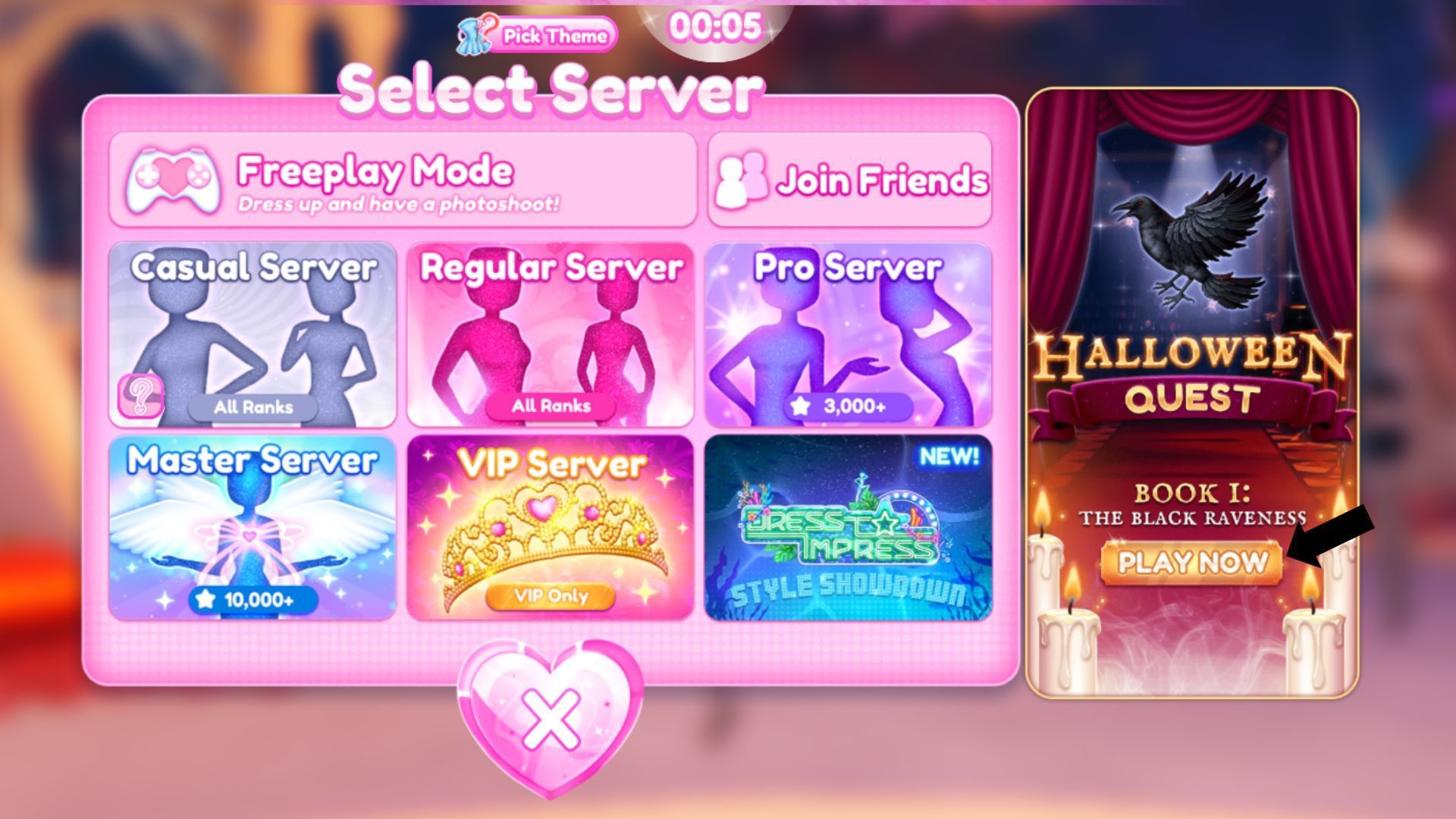 Teleport to the Halloween Quest area (Image via Roblox)