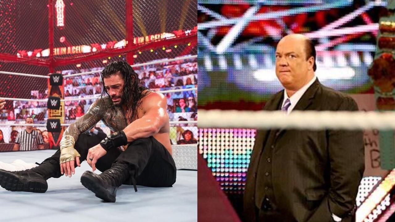 Roman Reigns and Paul Heyman! (images from WWE.com)