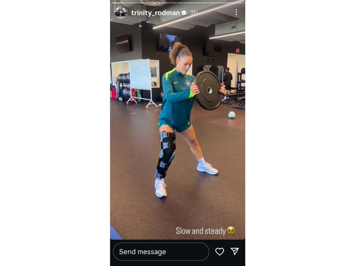 Trinity Rodman&#039;s Instagram story