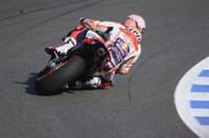 Marquez during the qualifying session at Jerez, 2020 (Getty Images)
