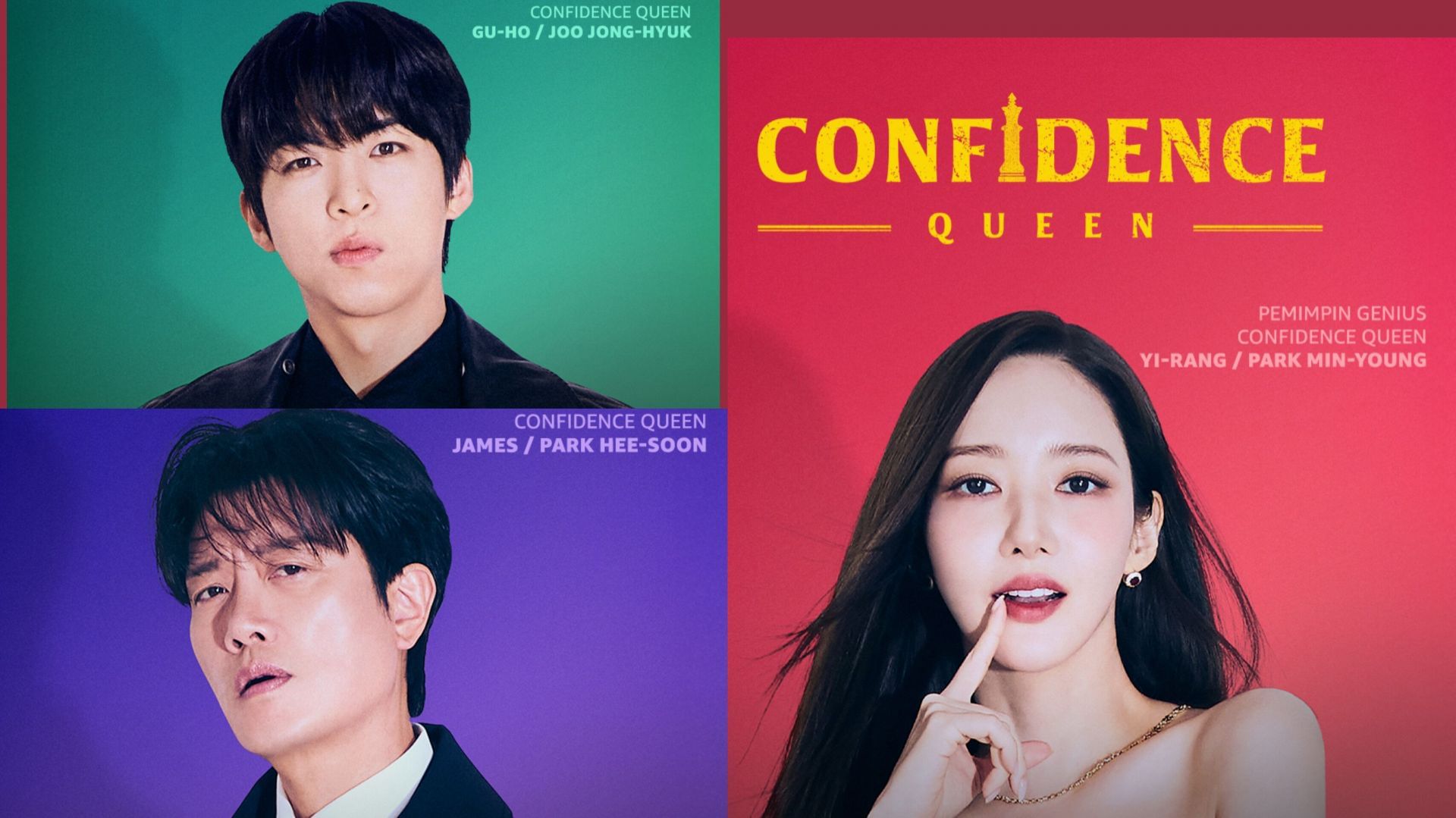 The cast of Confidence Queen (Images via X/@primevideoid)