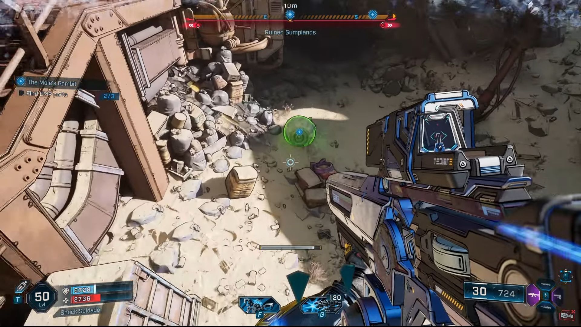 Metallic ball EMP part (Image via Youtube/@WoWQuest)