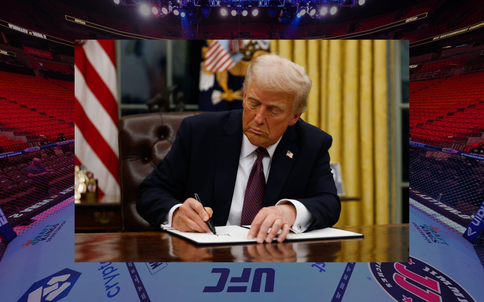 Donald Trump announces date for UFC White House card. [Images courtesy: Getty]