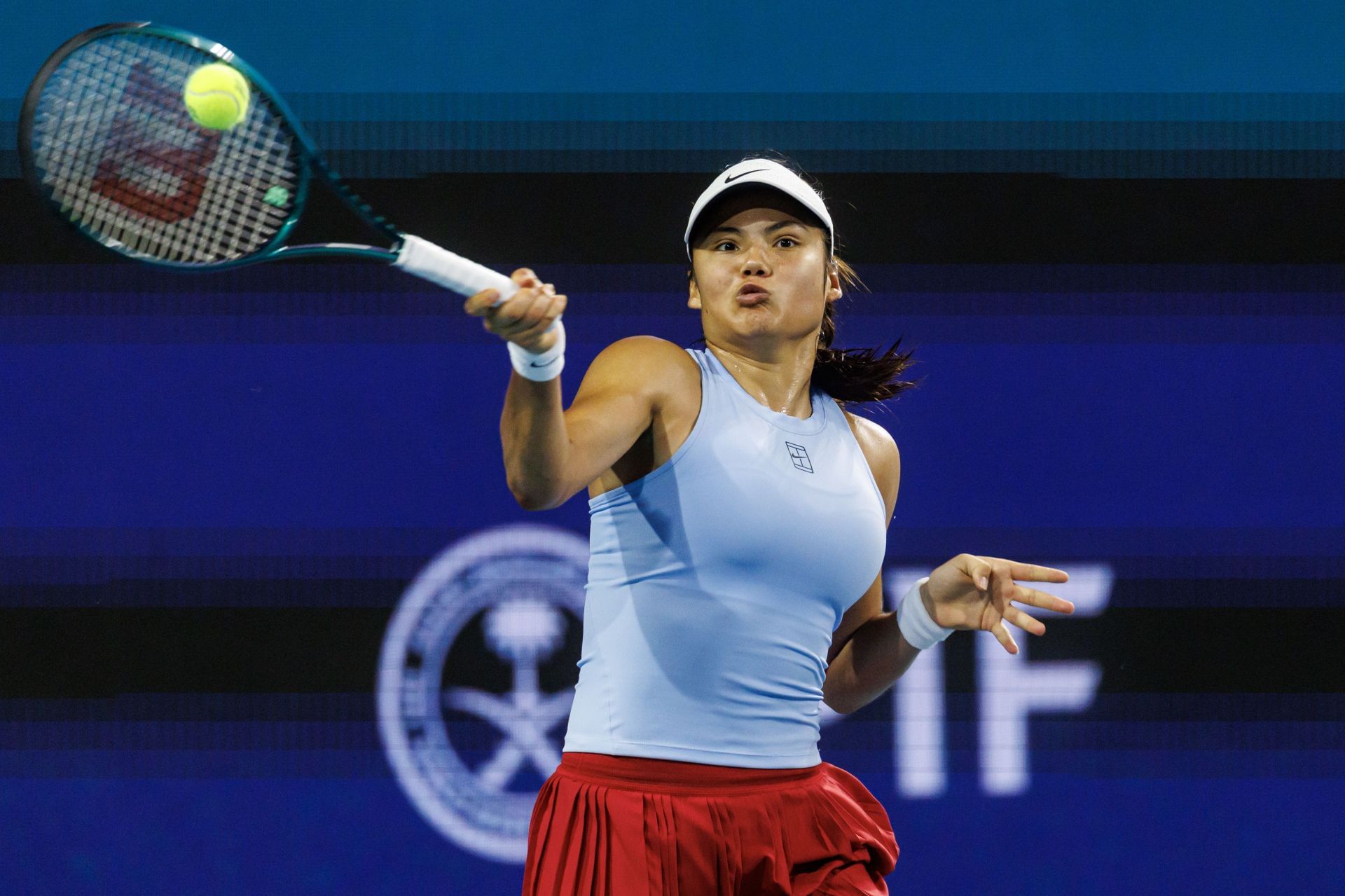 Raducanu is making her debut in Wuhan. (Source: Getty)