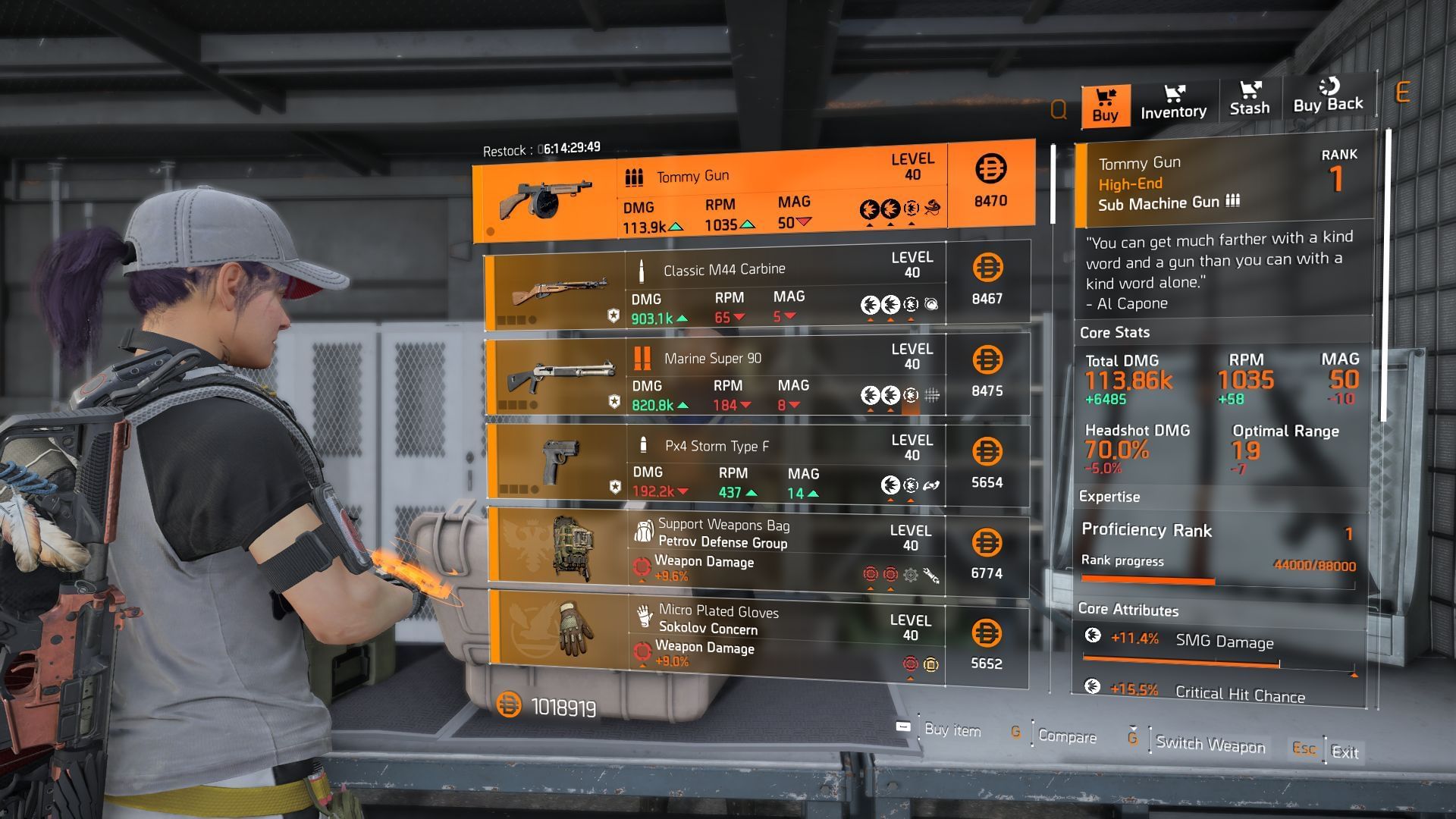 The Division 2 vendor in Brooklyn (Image via SK Gaming || Ubisoft)