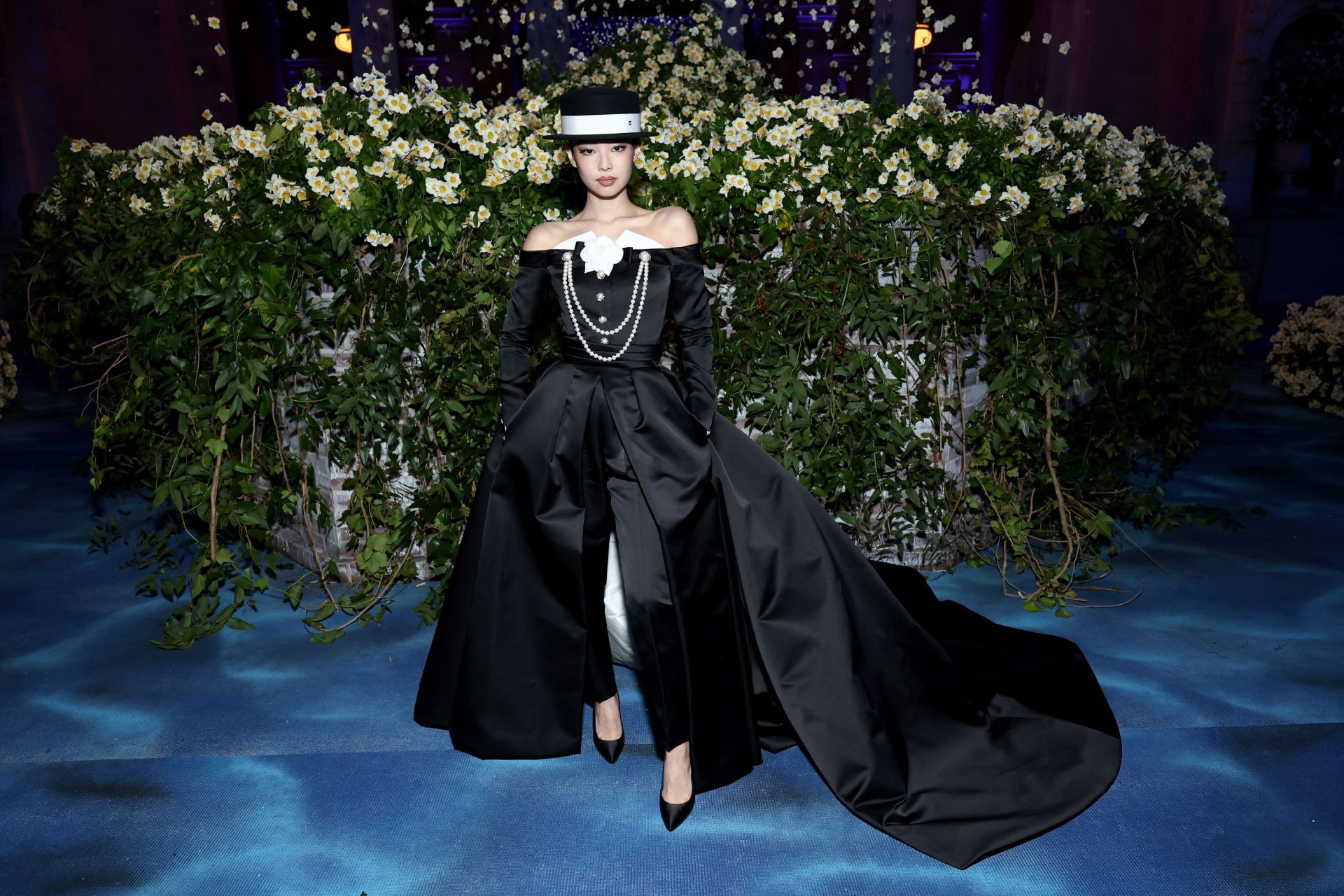 BLACKPINK&rsquo;s Jennie at the 2025 Met Gala Celebrating &quot;Superfine: Tailoring Black Style&quot; (Image via Getty)