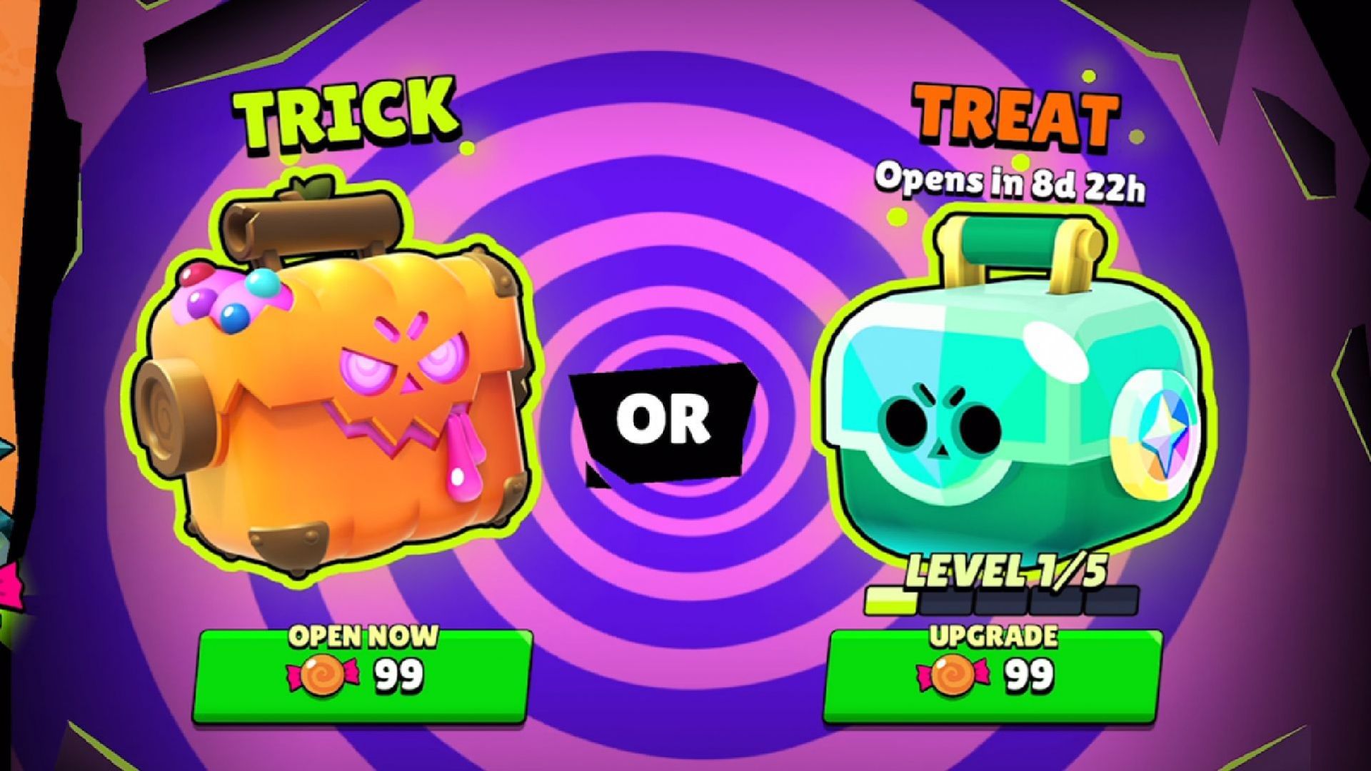 Candies in Brawl Stars Trick or Treat Event