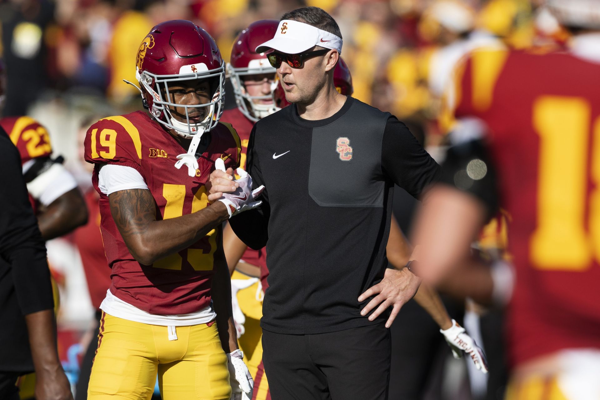 USC vs Michigan  in Los Angeles, CA - Source: Getty
