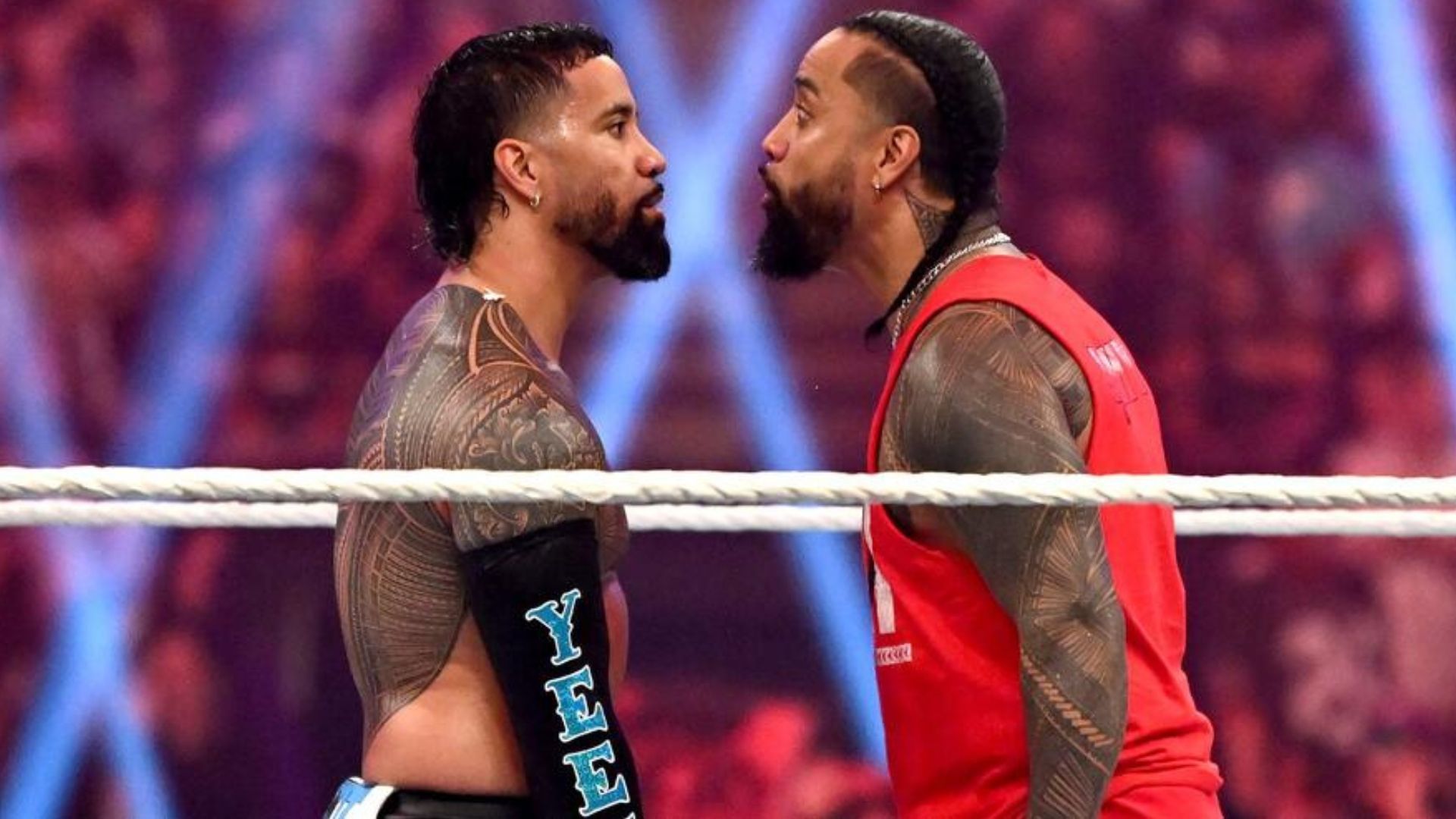 Jey Uso is booked for a title match at SNME this weekend. [Image credit: WWE.com]