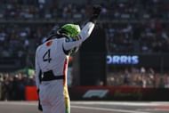 McLaren's Lando Norris after winning the F1 Grand Prix of Mexico City 2025 - Source: Getty