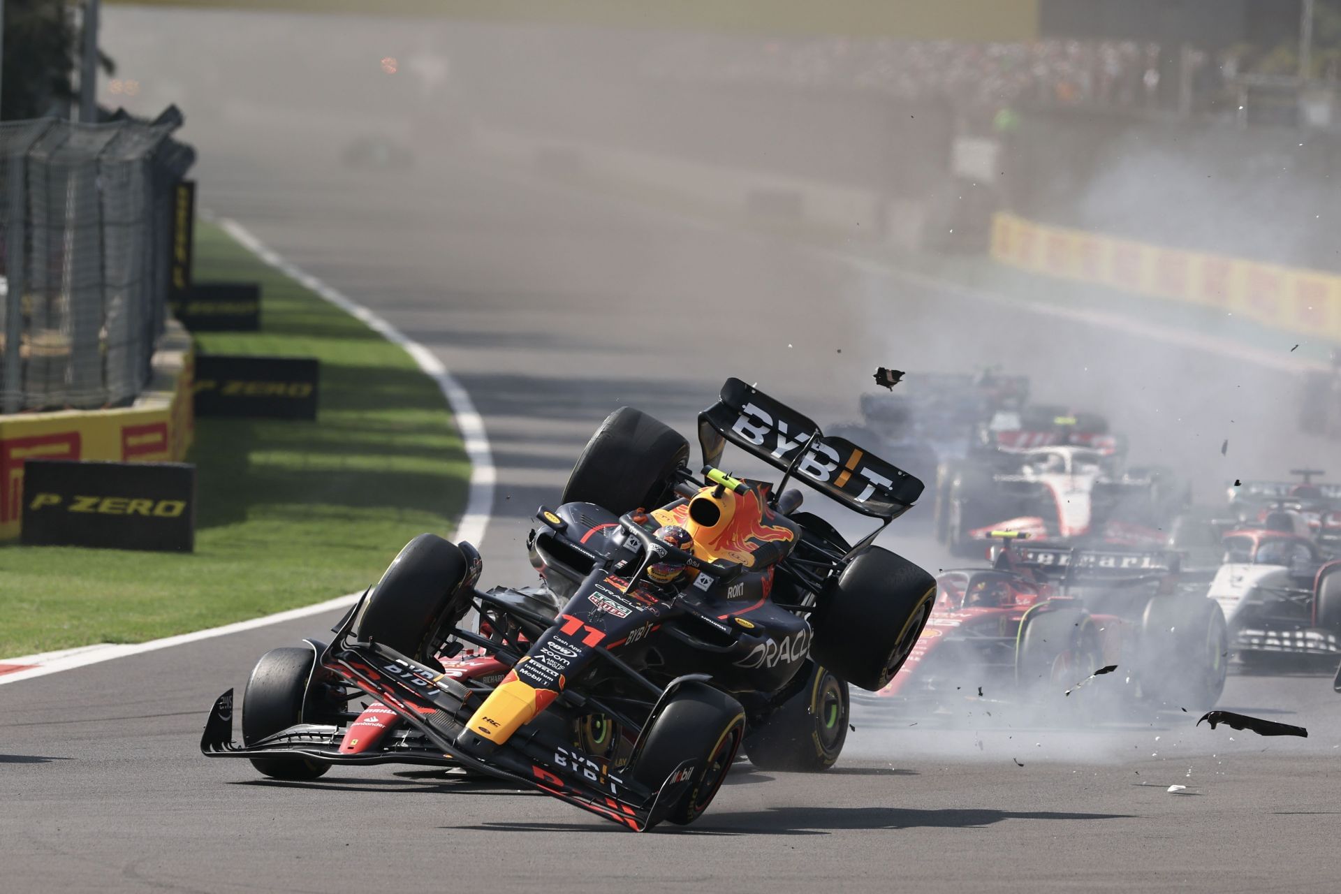 "Guys I had nowhere to go": When Charles Leclerc was left stunned after Mexican fans booed him for his collision with Sergio Perez