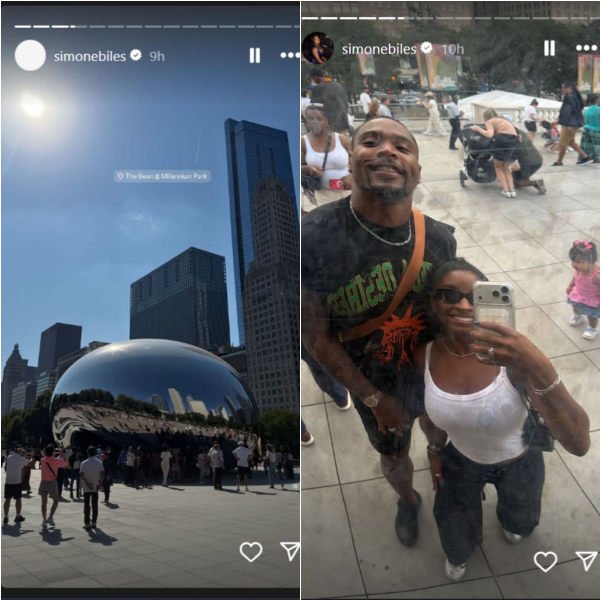Jonathan Owens &amp; wife Simone Biles have a romantic day out/@simonebiles