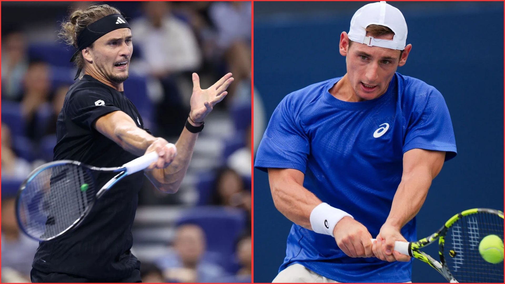 Alexander Zverev (L) Valentin Royer (R) | Getty