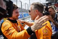 Pato O'Ward with Zak Brown at the NTT INDYCAR Series Ontario Honda Dealers Indy Toronto - Source: Getty