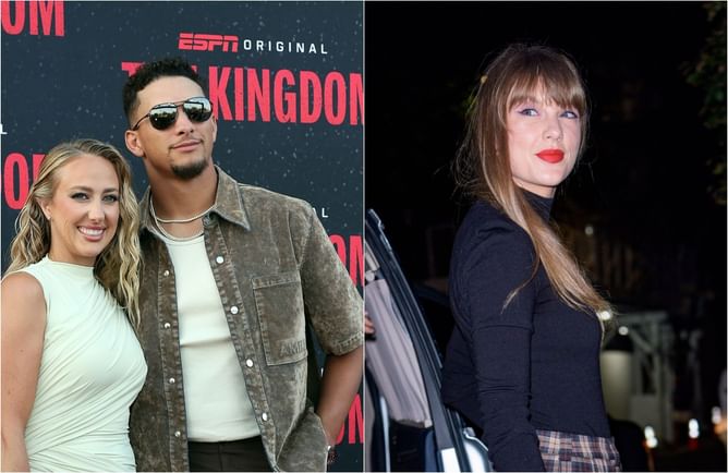 Brittany Mahomes has 1-word message for Taylor Swift getting tribute from husband Patrick after Chiefs' dominating win vs. Raiders