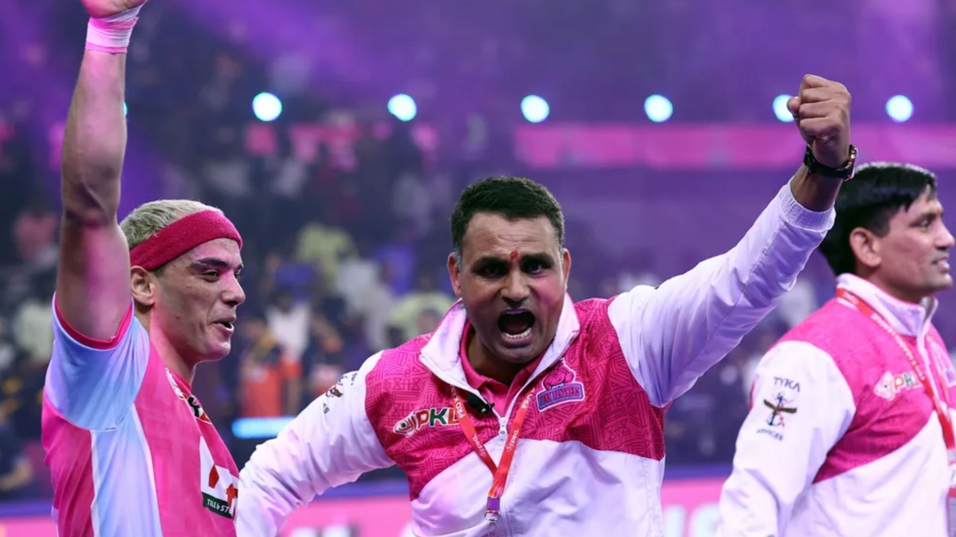 Jaipur Pink Panthers head coach Narender Redhu (Image Credits: PKL)