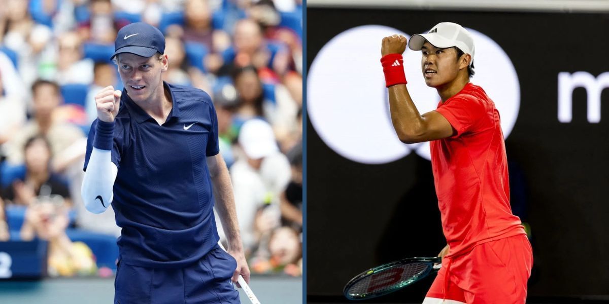 Jannik Sinner and Learner Tien will be in action on Day 6 of the Shanghai Masters 2025. (Photos: Getty)