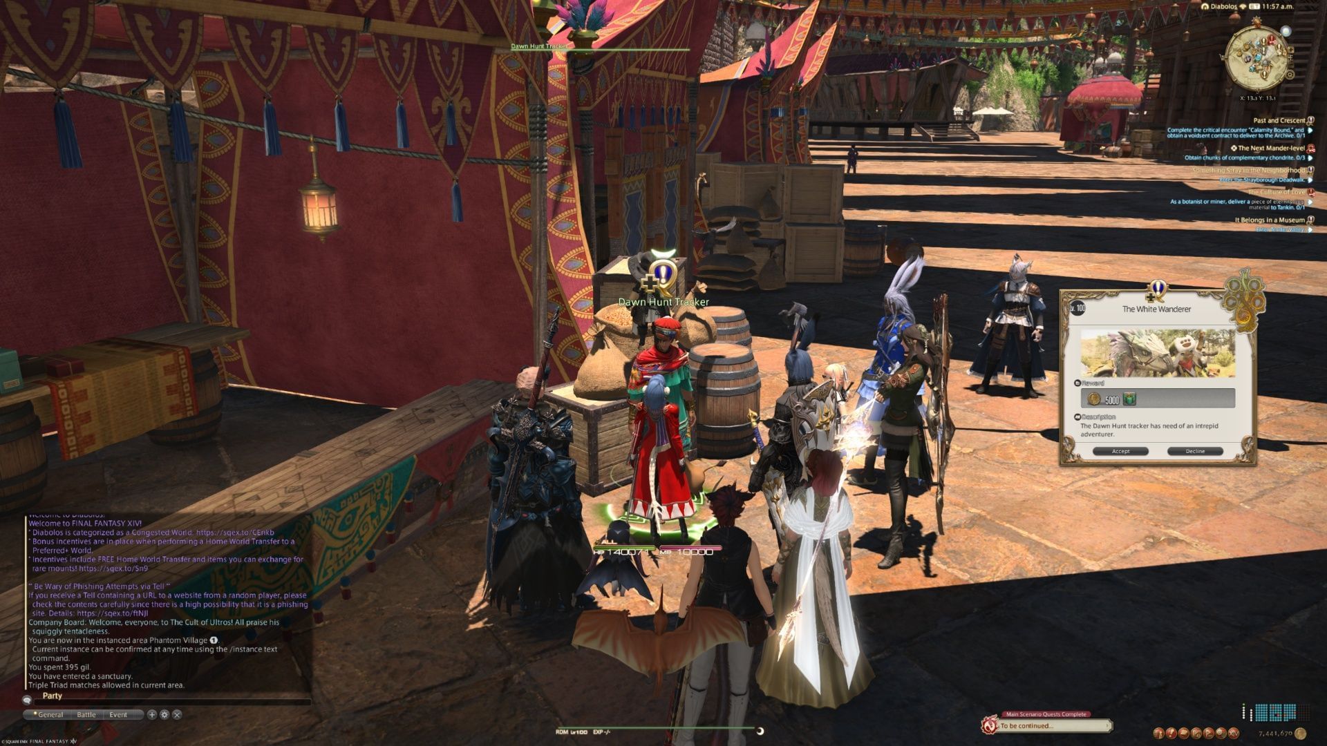 Beginning this quest puts you on the hunt for Arkveld! (Image via Square Enix)