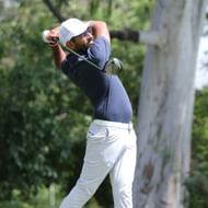 Yuvraj Sandhu after shot while PGTI Championship