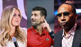 "I doubt we'll see an apology to Novak Djokovic"- Riley Gaines reacts as Stephen A Smith changes stance over Kyrie Irving's views on vaccine