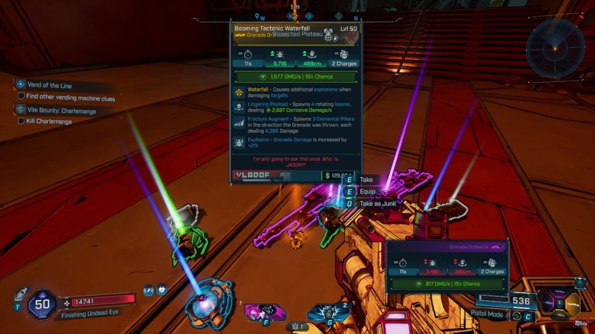 The Waterfall can chain explosions in Borderlands 4 (Image via 2K)
