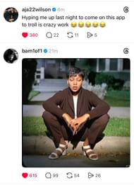 A'ja Wilson's reply to Bam Adebayo on Threads. (Photo: @aja22wilson on Threads)